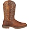 Durango Men's Western Boot, 11.5 D, Steel Toe, 12 in H, Brown, DB4343 DB4343 - alternate 5